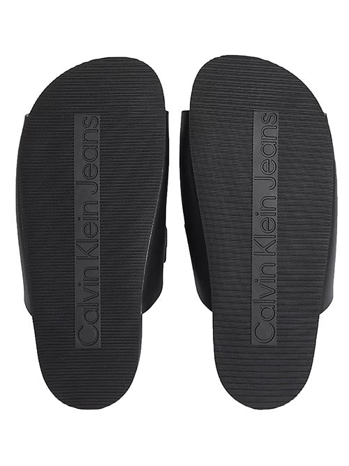 CALVIN KLEIN Ciabatta in pelle CALVIN KLEIN | YW0YW00597BDS